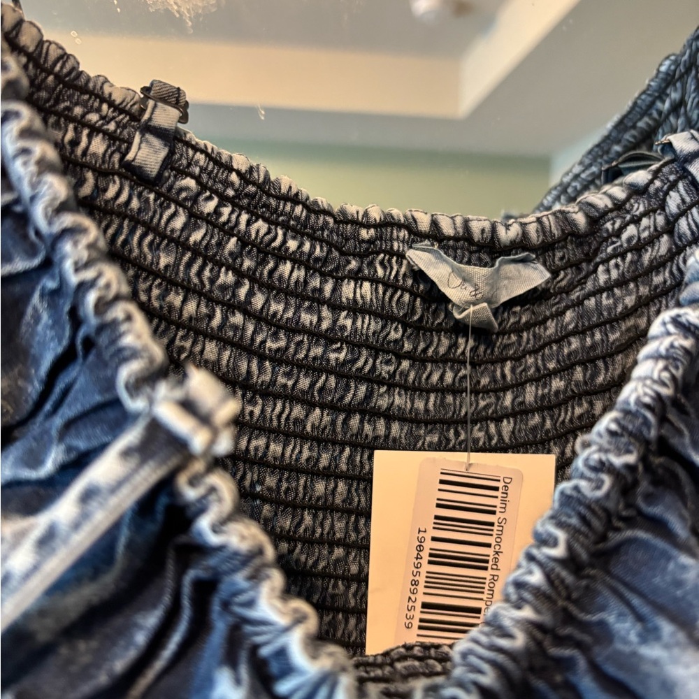 Oli & Hali Women's Blue Denim Jumpsuit - Picture 3 of 3